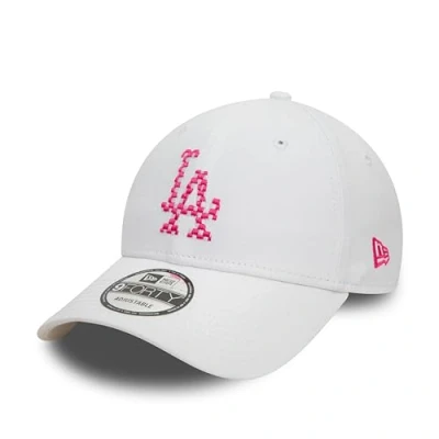 Image of New Era Adult&#039;s 9Forty Seasonal Infill MLB Los Angeles Dodgers Baseball Cap Hat White