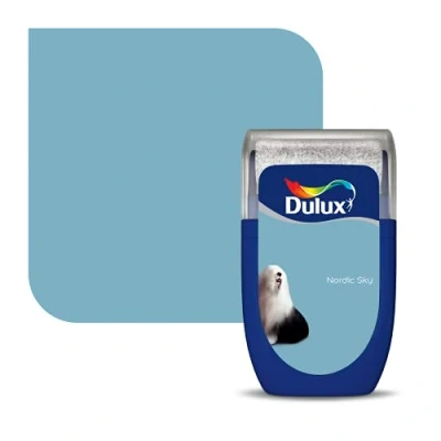 Image of Dulux Walls &amp; Ceilings Tester Paint, Nordic Sky, 30 ml