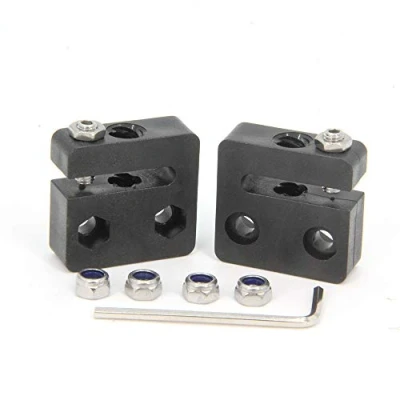 Image of Zeberoxyz 2PCS Anti Backlash Nut Block for 8mm Diameter, 2mm Pitch Lead POM Screw CNC and 3D Printer (8mm 4 heads)