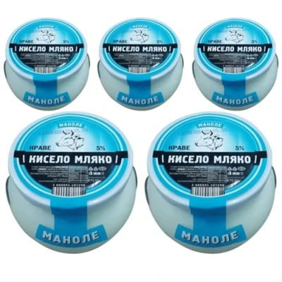 Image of By Pufai Grocery, Manole Greek Yoghurt% 5 Fat Cow yoghurt 530 Gramm x container