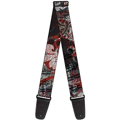 Image of Buckle Down GS W30703 Guitar Strap Gothic 3 2&quot; Wide 29 54&quot; Length
