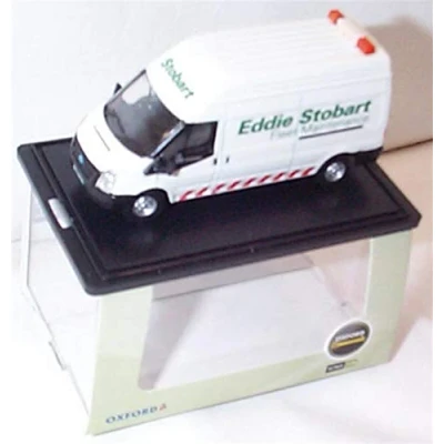 Image of oxford white ford transit LWB high stobart fleet maintenance van 1.76 scale diecast model