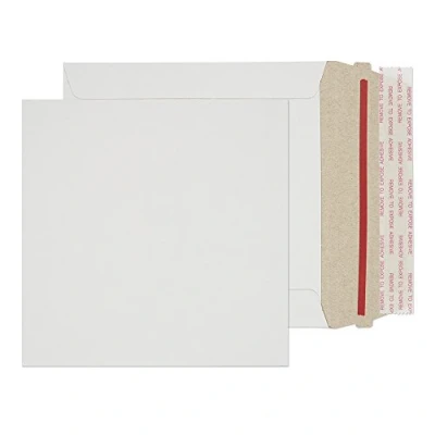 Image of Blake Purely Packaging 140 x mm Peel &amp; Seal All Board Rip Strip Rigid Envelopes (PPA1 RS) White Pack of 200