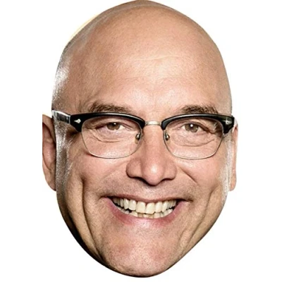 Image of FoxyPrinting Greg Wallace Tv Stars 2018 Celebrity Cardboard Party Face Mask Fancy Dress