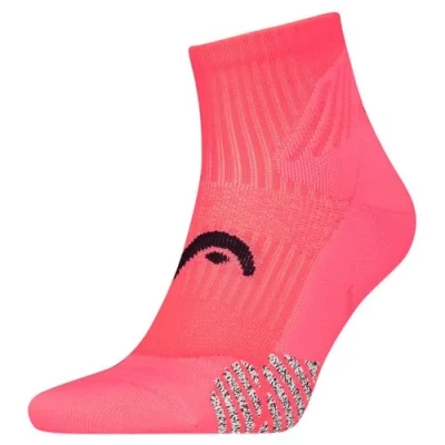 Image of HEAD Padel Quarter Sock, Fiery Coral, 43 46