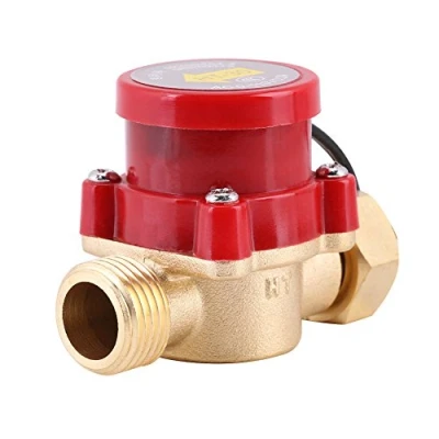 Image of Hilitand 1Pcs HT 30 Water Flow Switch Pump Sensor Laser Machine G1/2 Thread for Booster Magnetic Automatic Control Shower or Cycle of Solar Heater