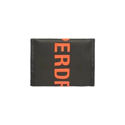 Image of Superdry Women&#039;s Tarp Tri fold Wallet Billfold, Black, One Size