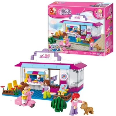 Image of Sluban SlubanM38 B0528 Cafe Building Bricks Set