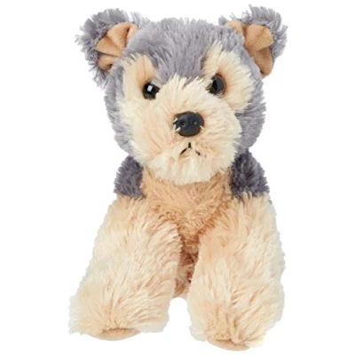 Image of Aurora, 31300, Mini Flopsies Cutie Yorkshire Terrier Dog, 8In, Soft Toy, Cream