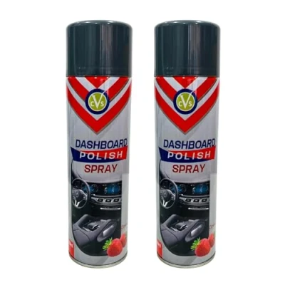 Image of CVS Dashboard Shine Silicone Spray: Cleans, Shines &amp; Protects Car Interior Trim Restores Luster Cleaner Removes Dirt, Dust Residue Scented 500ML (STRAWBERRY, Pack of 2)