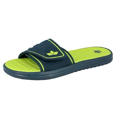 Image of Lico Men&#039;s BARRACUDA V Shower &amp; Bath Slippers, Blue (Marine/Lemon), 6 UK (40 EU)