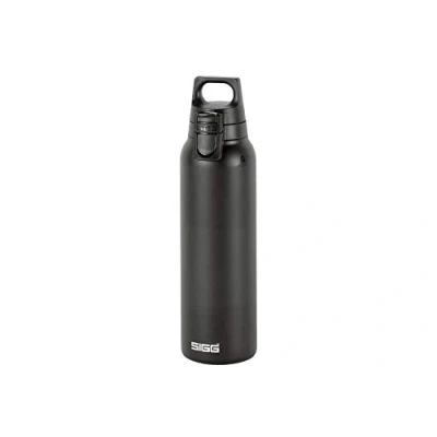 Image of SIGG Insulated Water Bottle Thermo Flask Hot &amp; Cold One With Tea Filter Leakproof BPA Free 18/8 Stainless Steel Black 0.5L