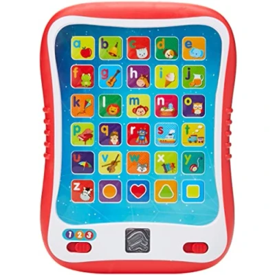 Image of winfun I Fun Pad Colourful Interactive Keypad Teaches Letters, Objects, Shapes, Spelling, Sounds And Music Suitable For Boys Girls Ages 12 Months Up