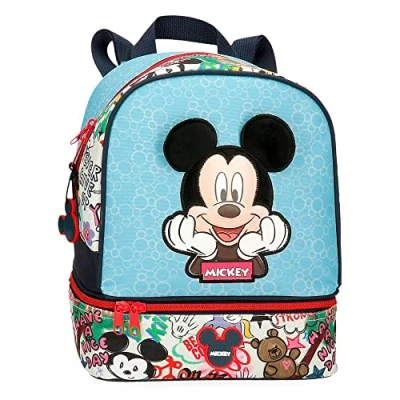 Image of Disney Mickey Be Cool Lunch bag Blue 23x28x13 cms Polyester 8,37L