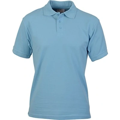 Image of Absolute Apparel Precision Polo Light Blue 6xl