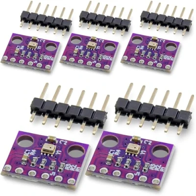 Image of 5pcs BMP280 3.3V 5V Pressure Sensor I2C IIC SPI Digital Breakout Barometric Module GY Compatible With Arduino and Raspberry Pi UMTMedia®