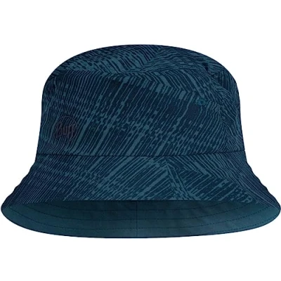 Image of Buff Adults Sun Adventure UPF 50 Lightweight Festival Bucket Hat Blue SM