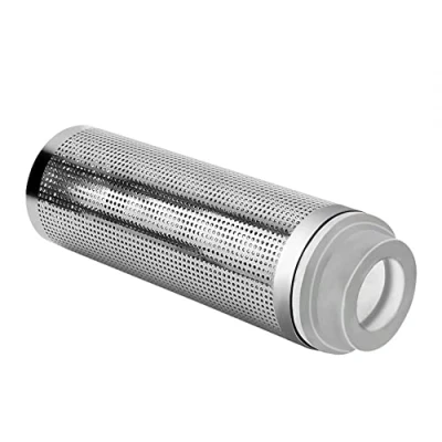 Image of MEROURII Aquarium filter Guard,16mm Stainless Steel Fish Tank Inlet Inflow Basket Protector Guard, Shrimp for Protecting Inhalation