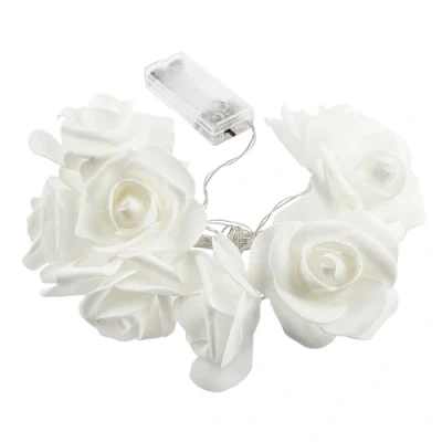 Image of Ideen mit Herz LED Fairy Lights Roses 10 Warm White With Timer Function (6 Hours On 18 Off) (White)