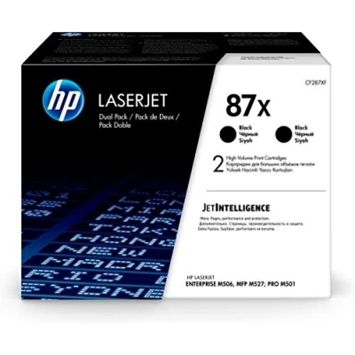 Image of HP 87X toner cartridge 2 pc(s) Original Black