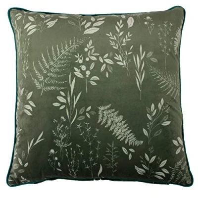 Image of furn. Fearne Cushion Cover Polyester Sage 50cm x (20&quot; 20&quot; inches)
