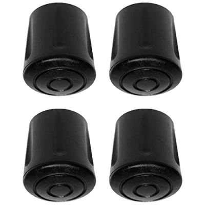 Image of cyclingcolors 4x Chair Leg Cap Cover Rubber Feet Floor Protector Pad Furniture Table Black (28 mm)