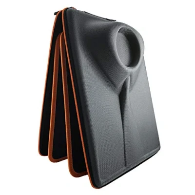 Image of Packshi® Shirt Carrier Travel Case with Crease Free Folder, Gifts for Men, Accessories Packing Bags Travel, Protector, Shuttle Box Orange