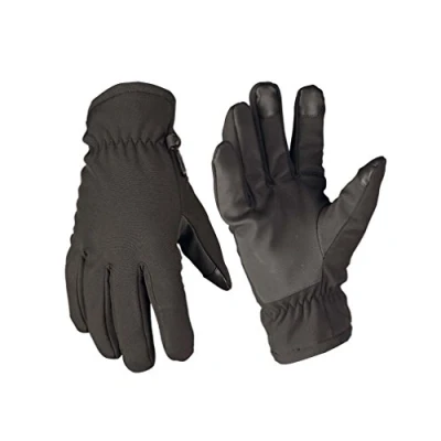 Image of Mil Tec Men&#039;s Softshell Thinsulate Gloves Black size S
