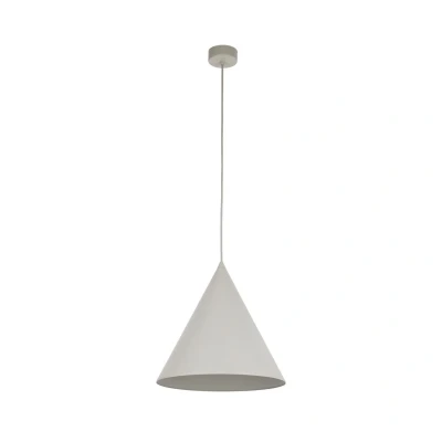 Image of Cono 32cm Dome Pendant Ceiling Light Beige 1xE27