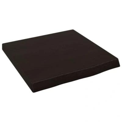 Image of vidaXL Wall Shelf Floating DIY Board Dark Brown Treated Solid Wood Oak