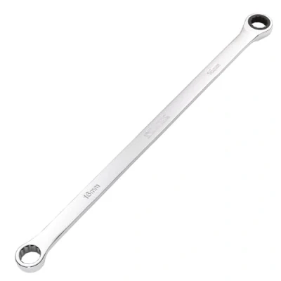 Image of Draper HI TORQ Metric Extra Long Double Ring Ratchet Spanner, 16mm