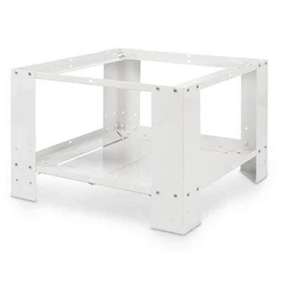Image of Xavax Washing Machine Base 60 x cm Sturdy Shelf 40 High Dryer/Washing Pedestal with Folding Bottom Compartment White