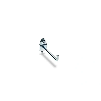 Image of Triton Products Single Rod Pegboard Hook, 3&quot;, Silver
