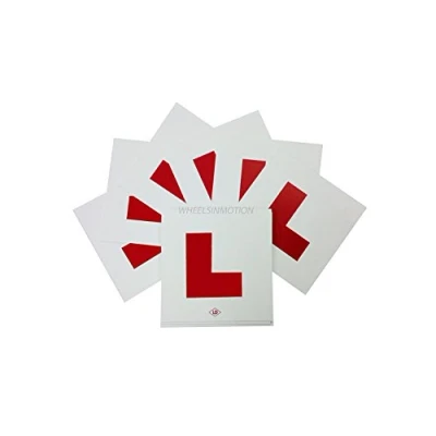 Image of LD Motorcycle Learner Plates/Multi Pack 20 X Self Adhesive L Plates