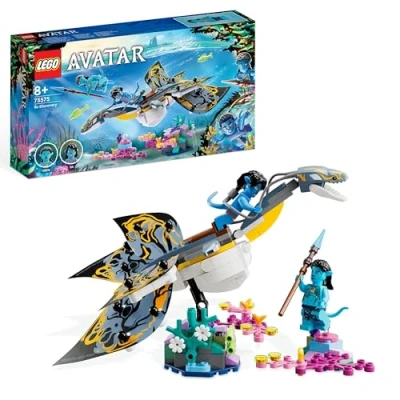 Image of LEGO Avatar Ilu Discovery The Way of Water Movie Building Toy Ocean Set, Animal Like Underwater Creature Figure, Collectible Display Idea for Kids and Fans 75575