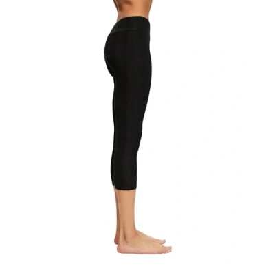 Image of ESPRIT Women&#039;s Check Leggings, Opaque, Black (Black 3000), M (1 Pair)