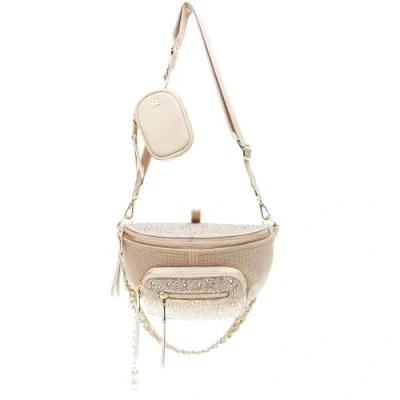 Image of Steve Madden Women&#039;s Maxima Covertible Belt Bag Crossbody, Blush Multi, One Size