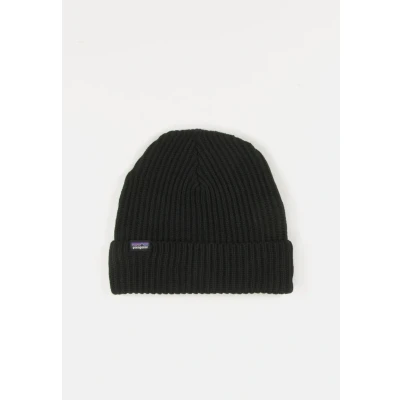 Image of Patagonia Fishermans Rolled Beanie Unisex Beanie, Size: One Size, Black