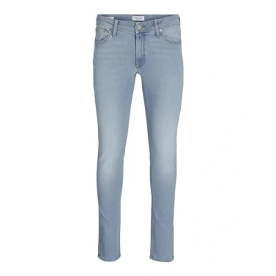 Image of Jack &amp; Jones Mens Jeans Skinny Slim Fit Denim Blue Light Size 29W/30L
