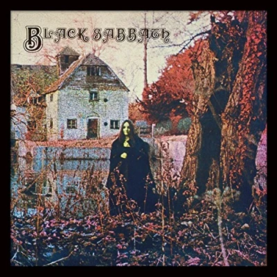 Image of Black Sabbath 12&quot; Album Cover Framed Print, MDF, Multi Colour, 32 x 1.5 cm