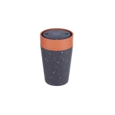Image of Circular &amp; Co Insulated Reusable Coffee Cup 8oz/227ml Small Travel Mug 100% Leakproof Lockable Push Top, One Hand Open, 360 Drinking Tumbler Recyclable BPA Free, Dishwasher Safe