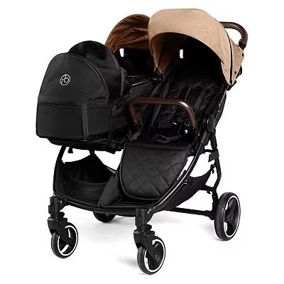 Image of Ickle Bubba Venus Prime Double Stroller Biscuit