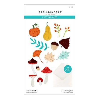 Image of Spellbinders Autumn Wonder Etched Dies from The Envelope of Collection