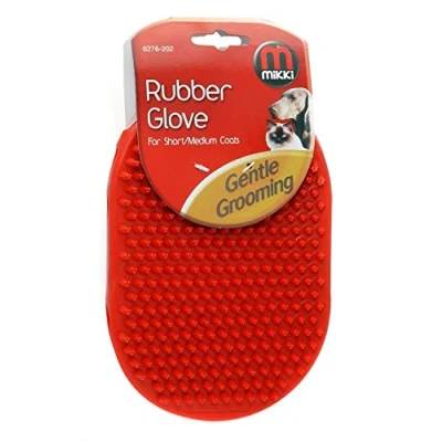 Image of Mikki Grooming Rubber Glove for Short/Medium Coats