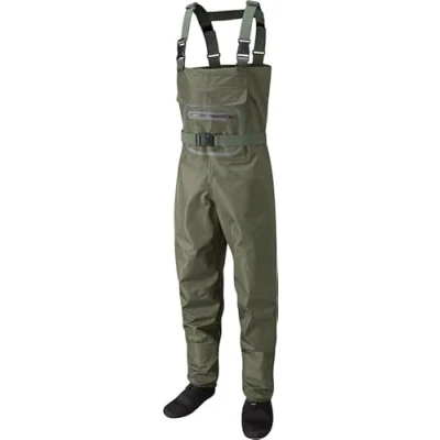 Image of LEEDA PROFIL NEW STOCKING FOOT BREATHABLE FLY FISHING CHEST WADER. (Large)
