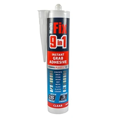 Image of TIMCO 9 in 1 Instant Grab Adhesive Clear 290ml