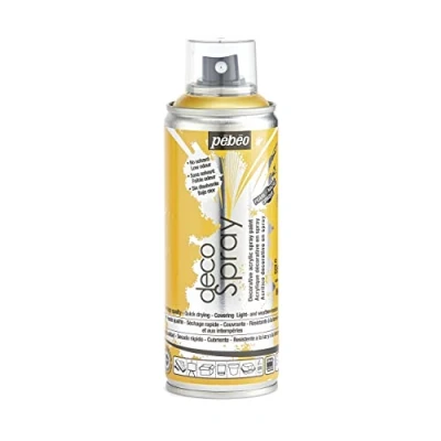 Image of PEBEO 200ml Decospray, Acrylic, Gold, 1 Count (Pack of 1)