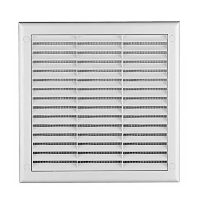 Image of Air Vent Grill 190mm x with Fly Screen/Net/Mesh Ducting Ventilation Cover TK1
