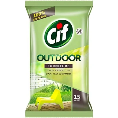 Image of Cif Outdoor Furniture Wipes 15 Piece