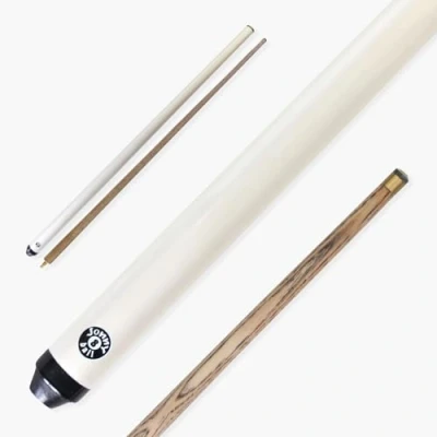 Image of Jonny 8 Ball JET 57 Inch 2 Piece Centre Joint Ash Snooker Pool Cue 10mm Tip (White)
